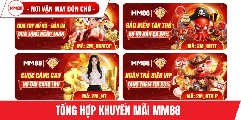 Tổng hợp khuyến mãi MM88